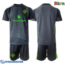 Fotballdrakt Barn Manchester United Keeper Bortedraktsett 2025-26 Kortermet (+ Korte bukser)